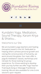 Mobile Screenshot of kundalinirising.org