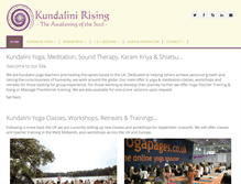 Tablet Screenshot of kundalinirising.org